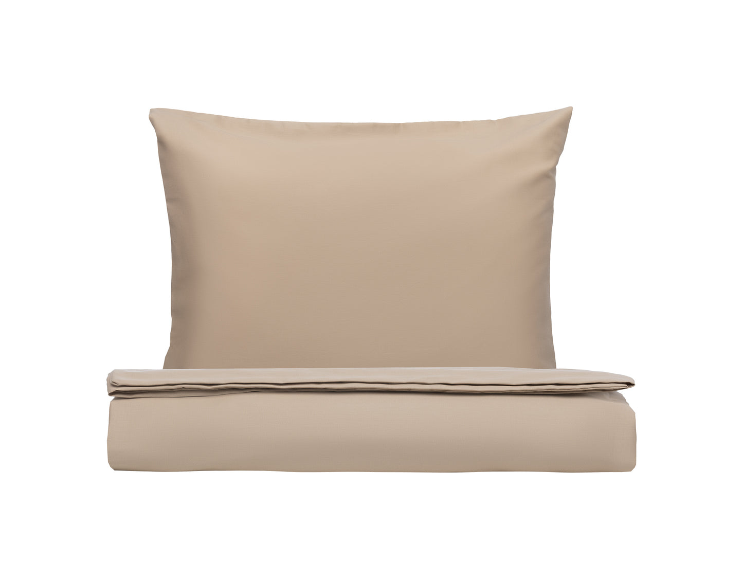WB Bedding Silky Satin patalynės komplektas Sand 150x210/50x60 TC300