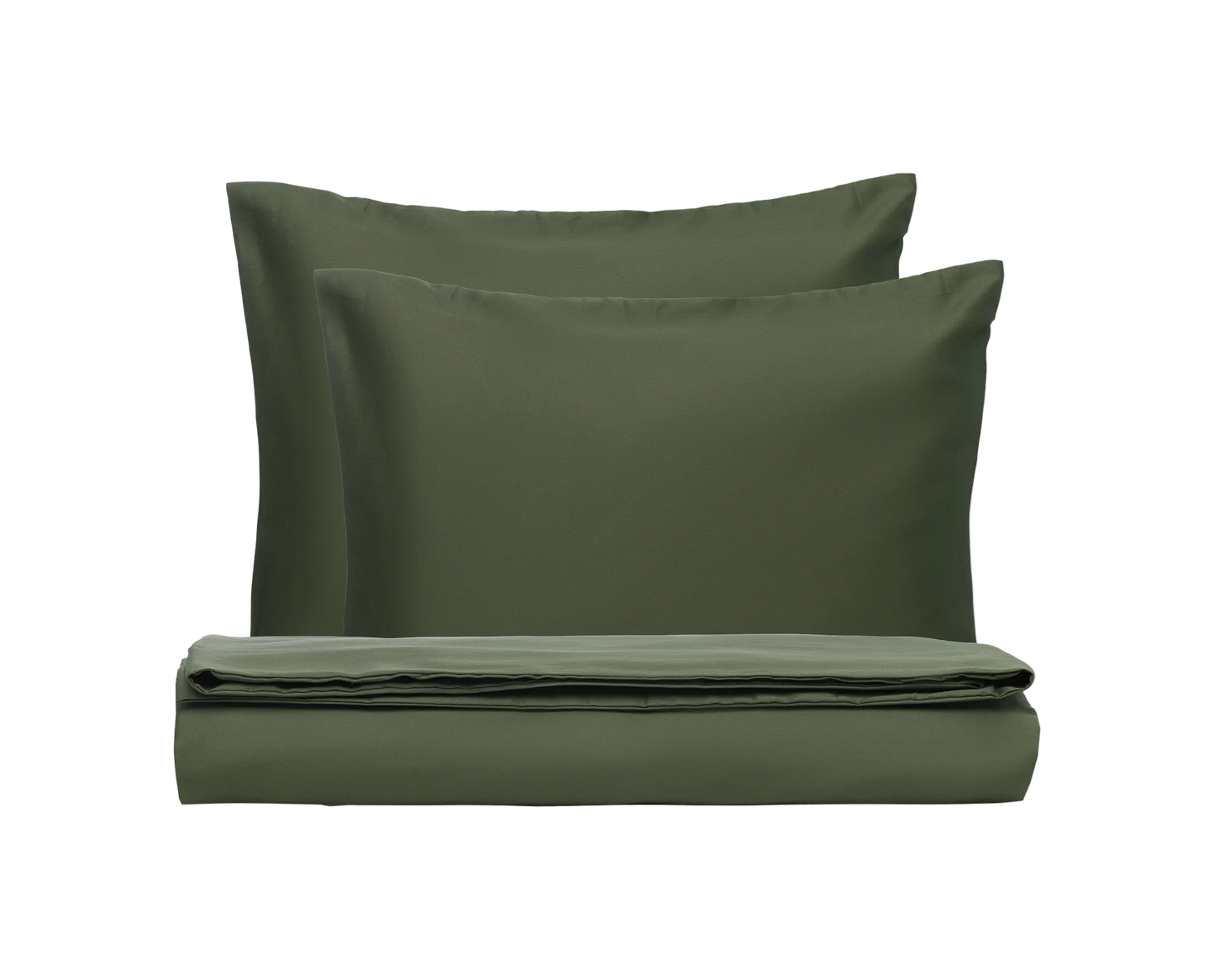 WB Bedding Silky Satin voodipesukomplekt Moss Green 200x220/50x60x2 TC300