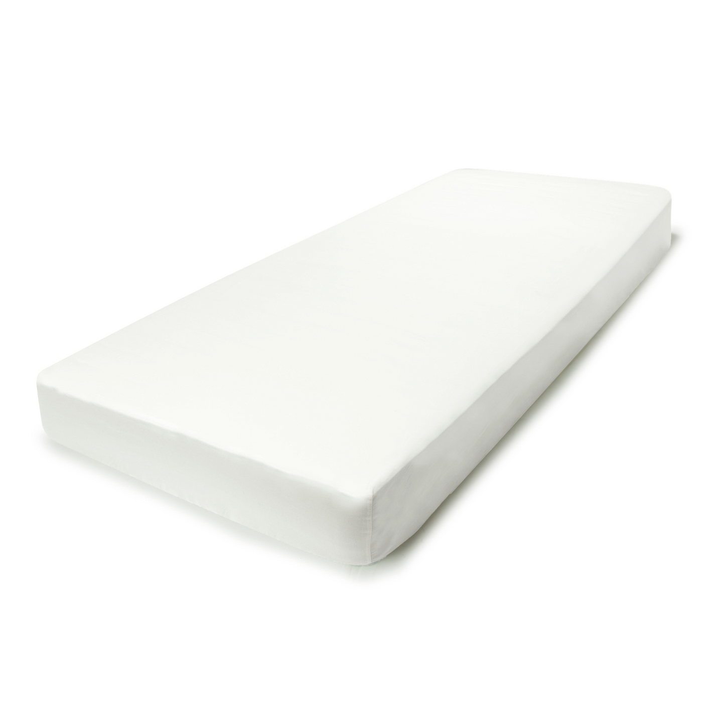 WB Fitted Sheet Silky Satin CO100 TC300 opt white 120g/m2 160x200x30