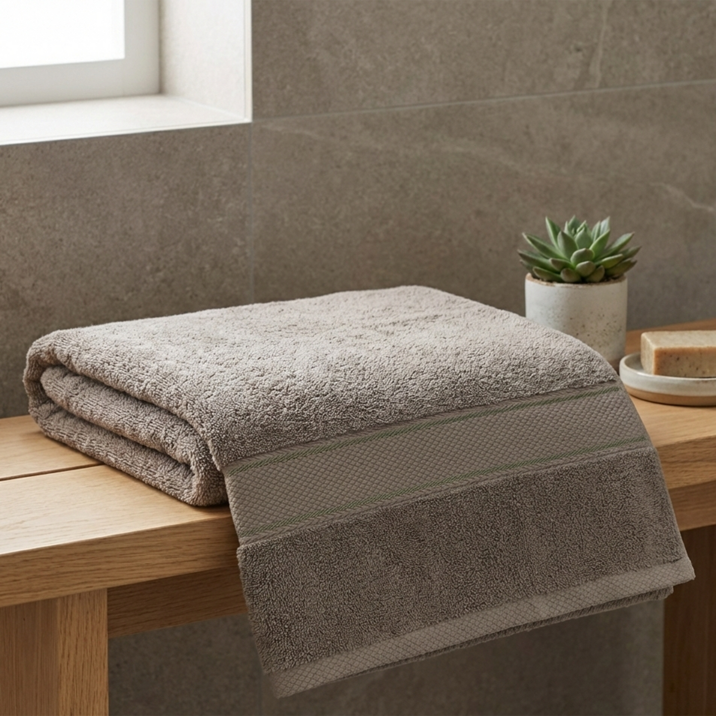 Froteerätik 70x140 puuvill 600gsm helehall