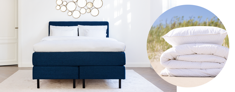 FREE Touch of Cool series pillow and duvet with bed purchase!