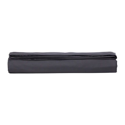 WB Bed Sheet Silky Satin CO100 TC300 iron grey 120g/m2 220x240