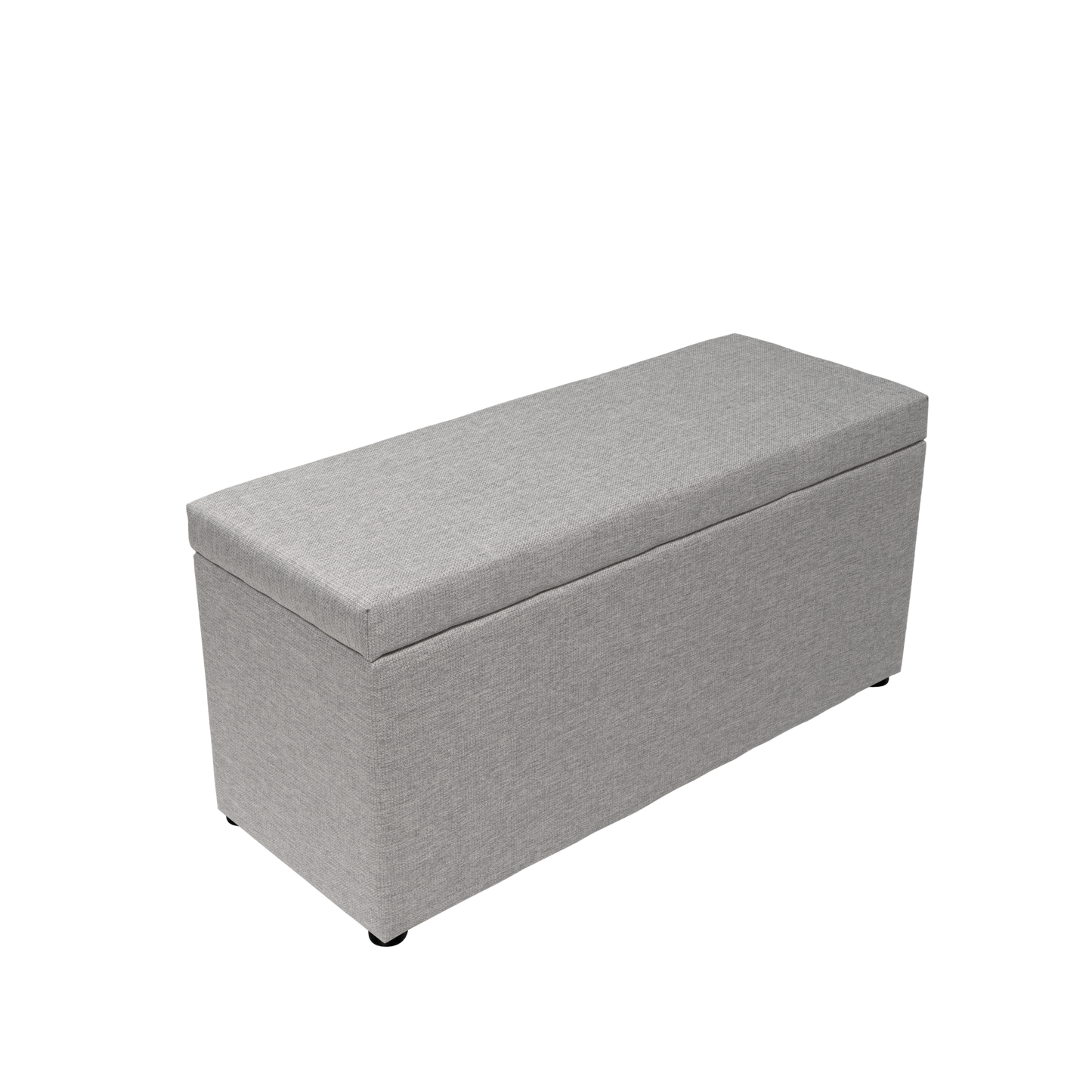 Storage box Roma 117 light grey without buttons 110x50x41