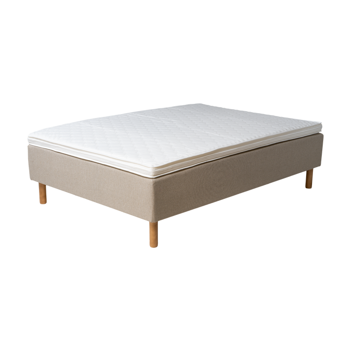 Frame bed Rahu 140x200 beige