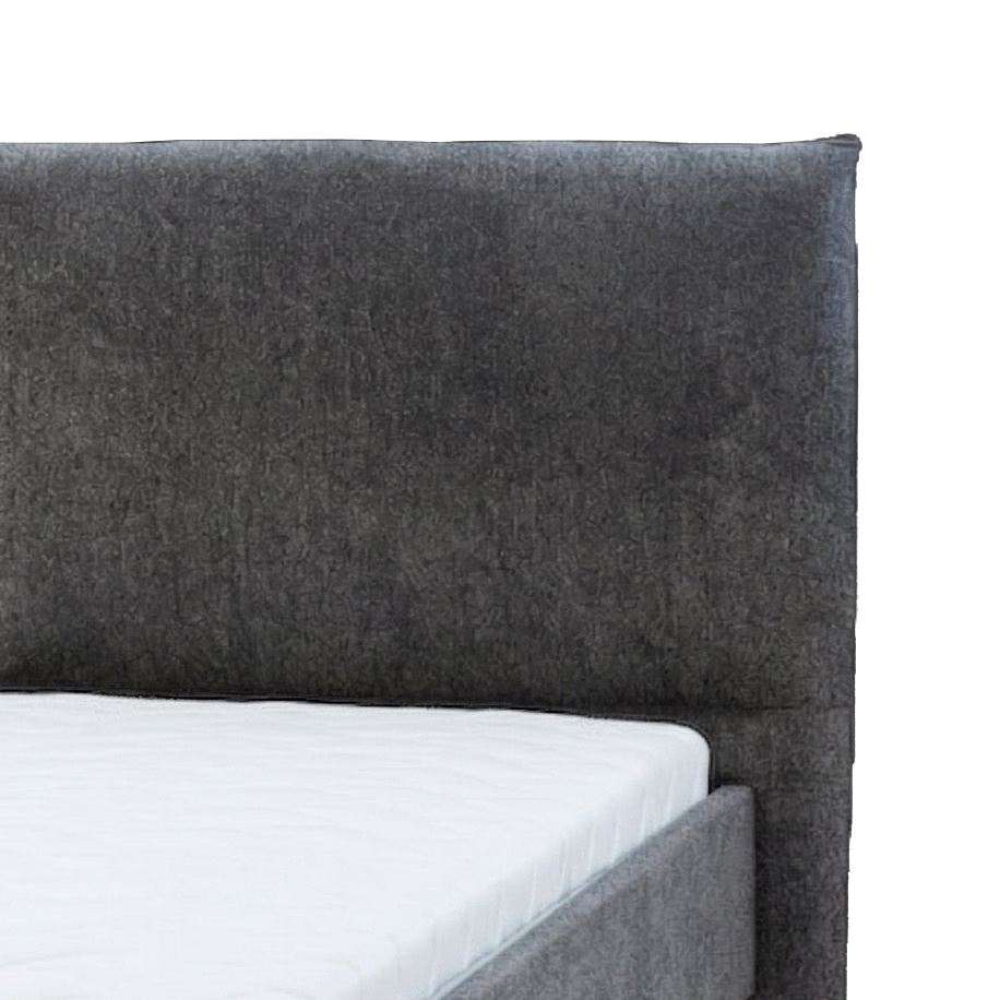 Set Upholstered Bed Frame Mira Comfort+ Raven 15 140x200