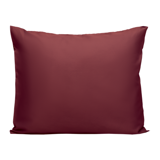 WB Pillowcase Silky Satin CO100 TC300 ruby wine 120g/m2 50x60