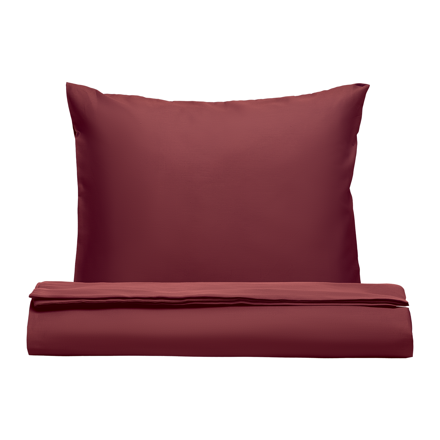 WB Bedding Silky Satin patalynės komplektas Ruby Wine 150x210/50x60 TC300