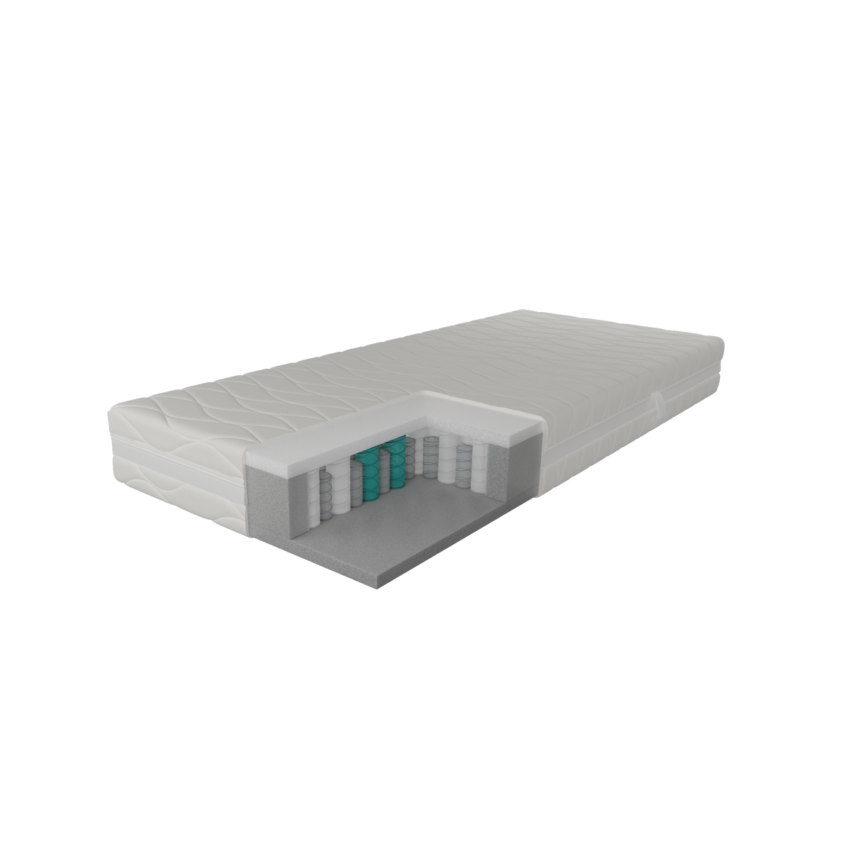 Spring mattress Premium 2in1 100x200x23 R