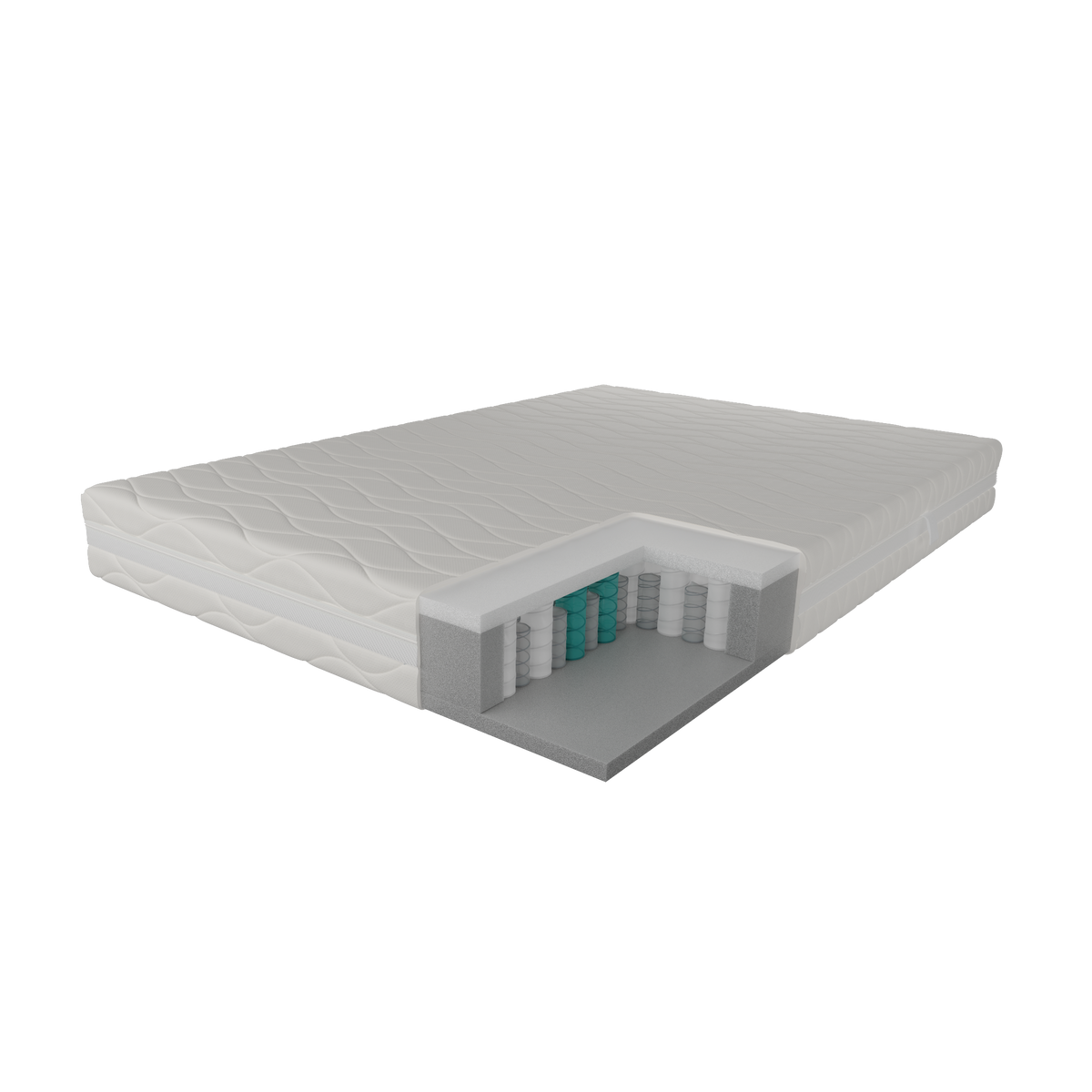 Spring mattress Premium 2in1 180x200x23 R