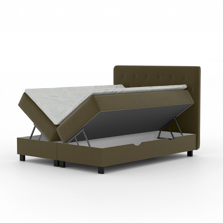 Storage bed Oliiv 180x200