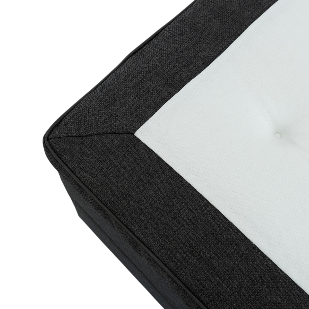 Storage bed UNI, grey 120x200