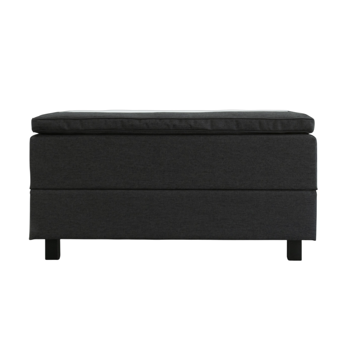 Storage bed UNI, grey 120x200