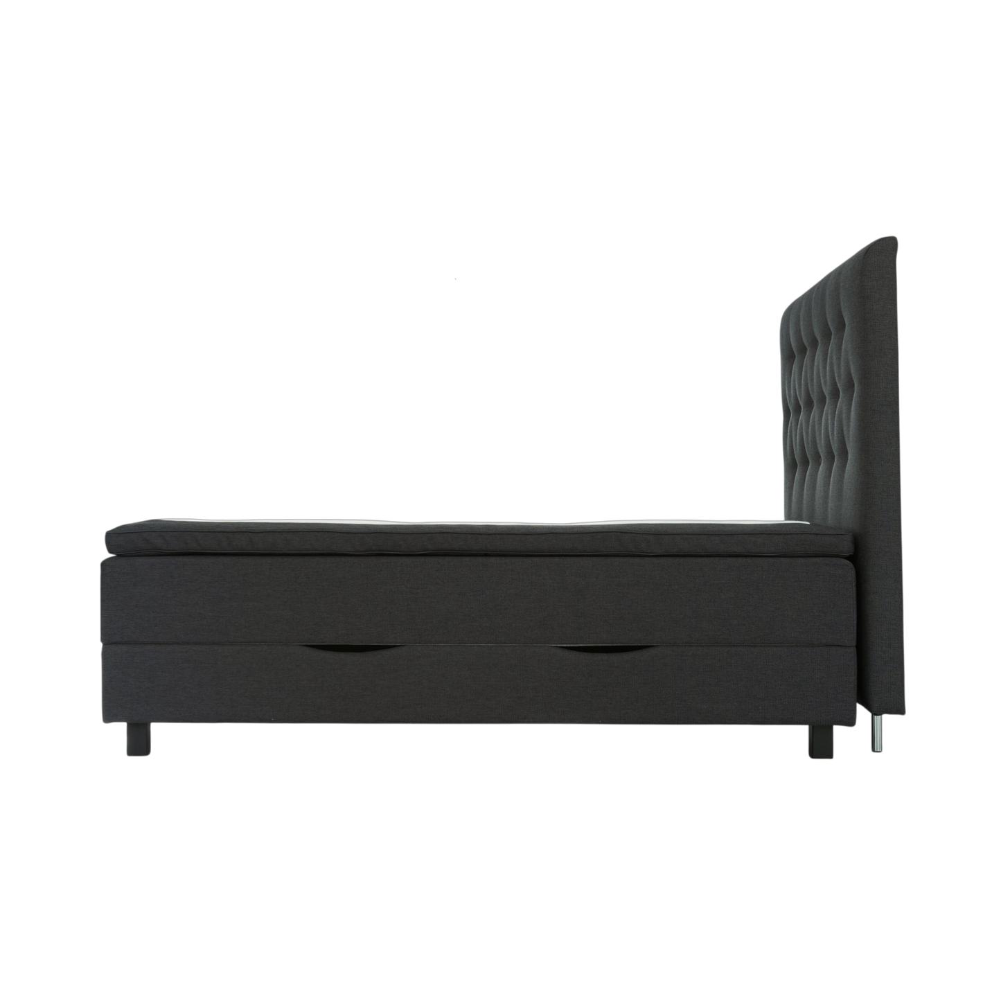Storage bed UNI, grey 120x200
