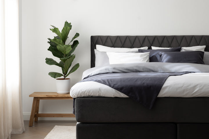 PHB Silky Satin Pillowcase Iron Grey 60x80