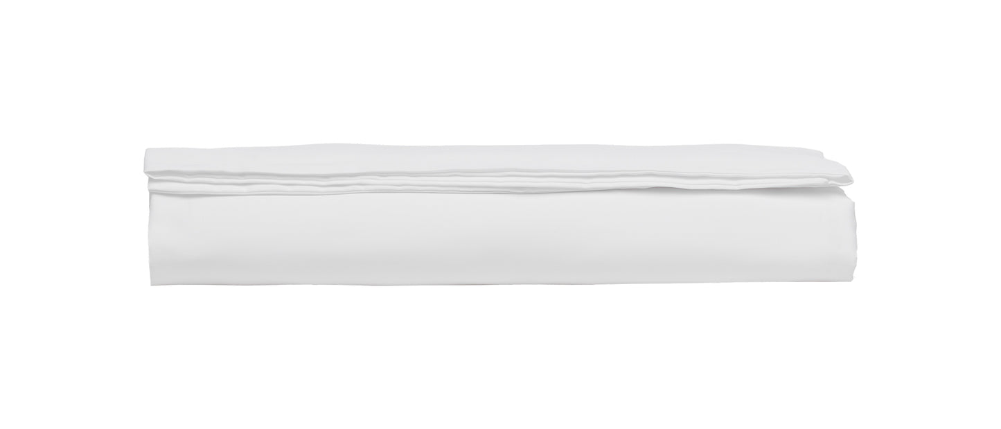 PHB Silky Satin Bed sheet Opt. White 150x240