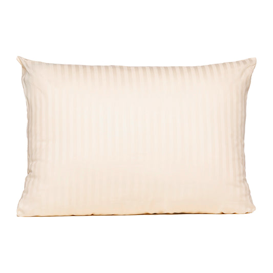 WB Pillowcase Silky Satin CO100 TC300 striped pearl 120g/m2 50x60