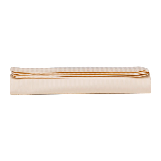 WB Bed Sheet Silky Satin CO100 TC300 striped pearl 120g/m2 150x240