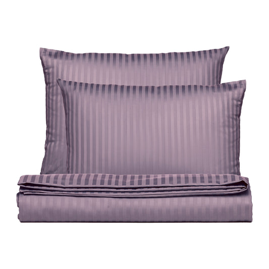 PHB Silky Satin triipsatiinist voodipesukomplekt  Excalibur Grey 200x220/50x60x2