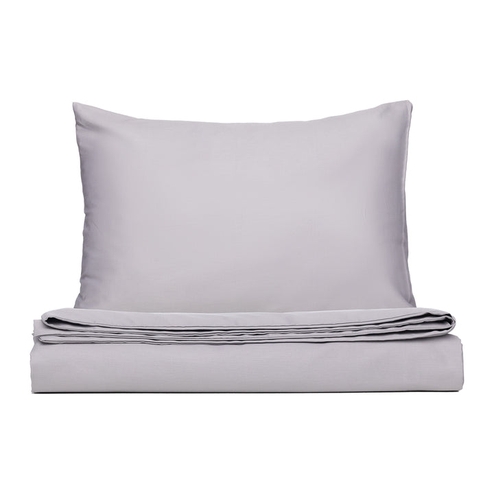 PHB Silky Satin siidjas voodipesukomplekt Light Grey 150x210/50x60