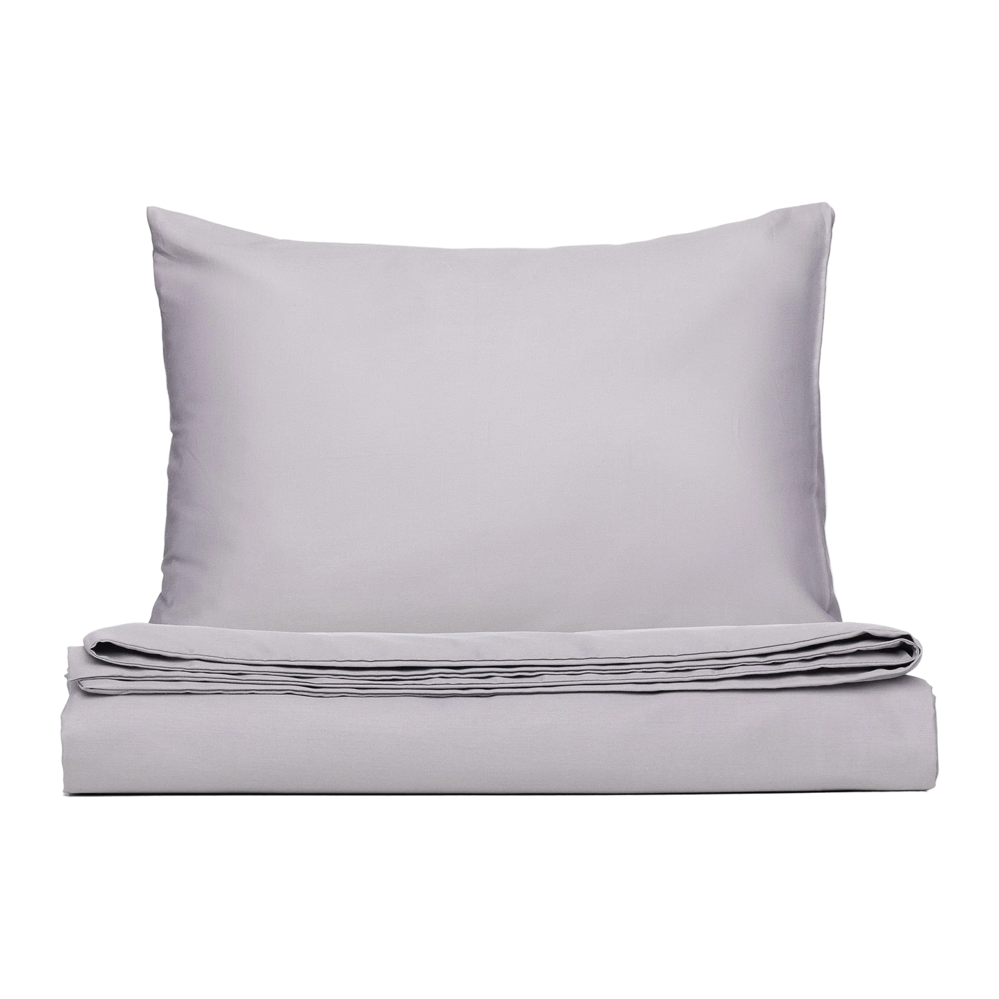 WB Bedding Silky Satin gultas veļas komplekts Light Grey 150x210/50x60 TC300