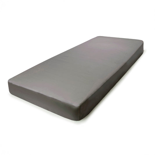 PHB Silky Satin kummiga voodilina Stone Grey 90x200x25