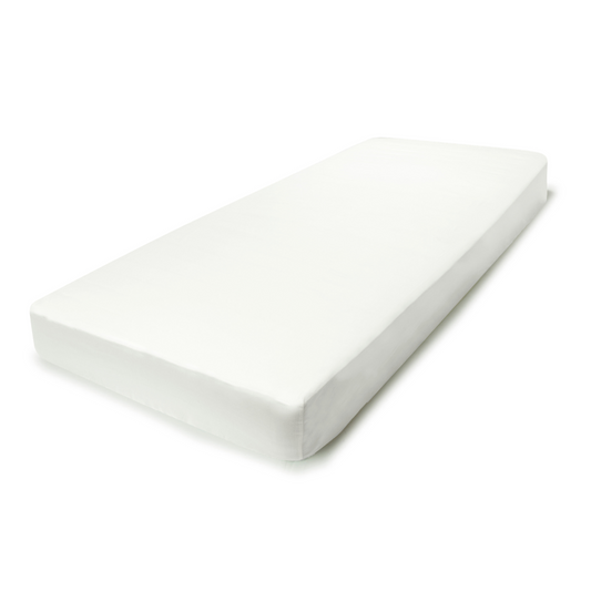 WB Fitted Sheet Silky Satin CO100 TC300 opt white 120g/m2 120x200x30