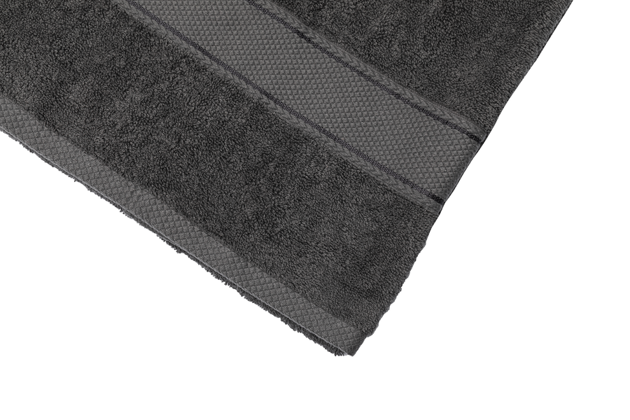 TERRY TOWEL 100X150 100% COTTON GSM 600 DARK GREY