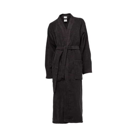 Hommikumantel M/L, 100% puuvill, hall